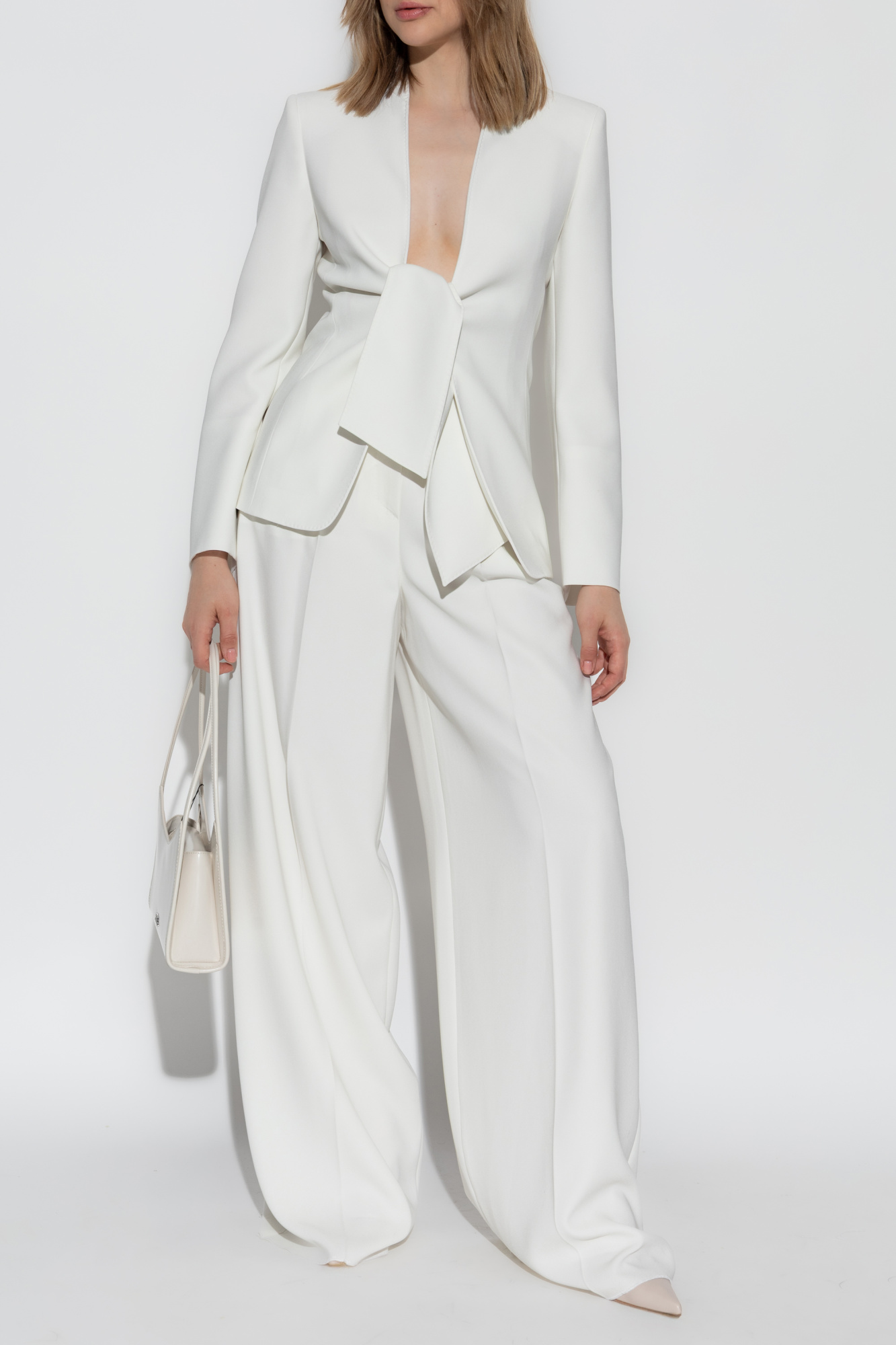 Max Mara MANETTA ワイドキャディパンツ White 